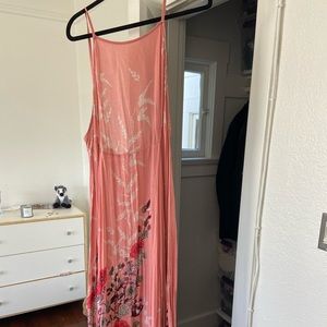Pink Free People Maxi Dress